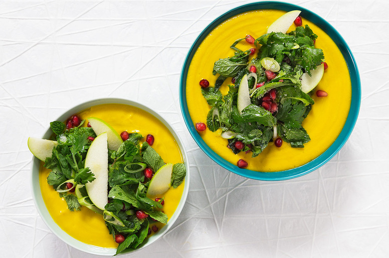 This Asian Butternut Squash Soup and Herb Salad Is the Ultimate Desk Lunch