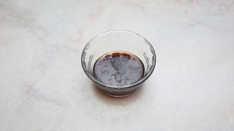 dipping sauce in small bowl