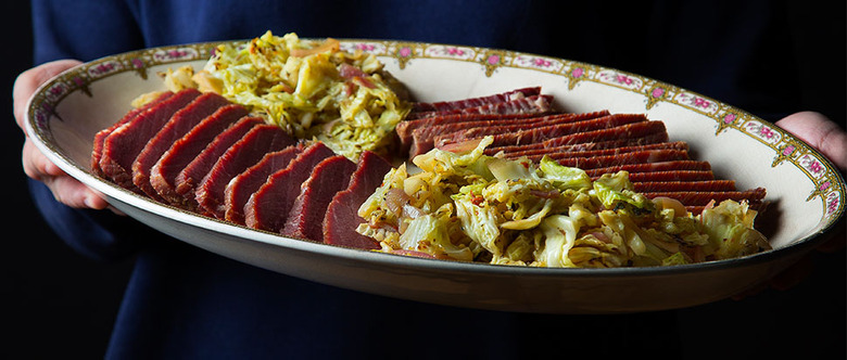 Charred Cabbage with Guinness