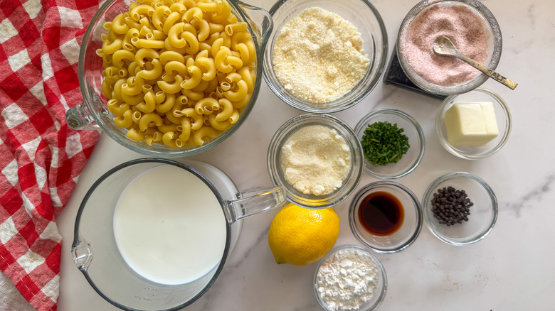 Cacio e pepe mac and cheese recipe ingredients