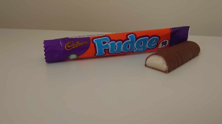 Fudge bar on table