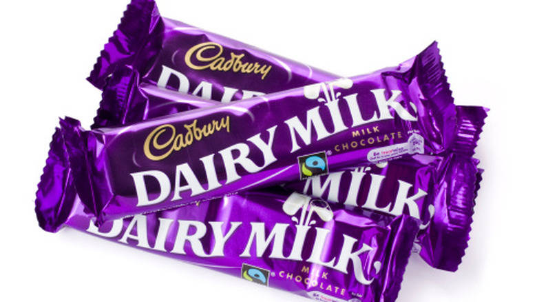 collection of Cadbury chocolate bars