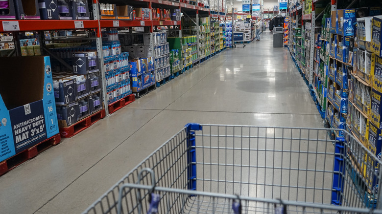 The inside of a Sam's Club