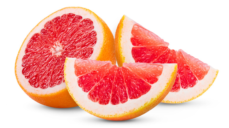 grapefruit sliced