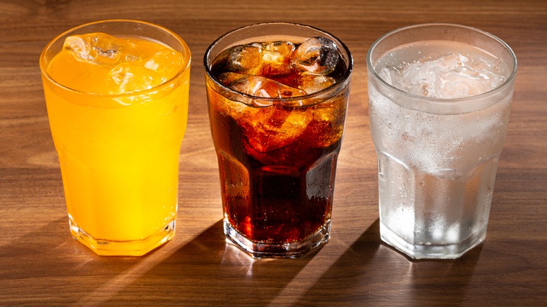 Different types of soda