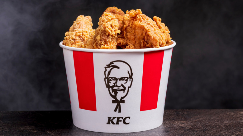 bucket of KFC chicken