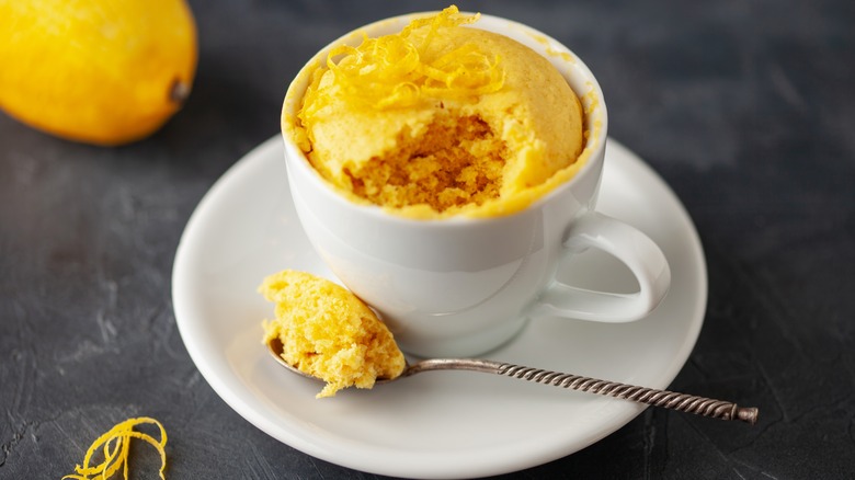 lemon mug cake