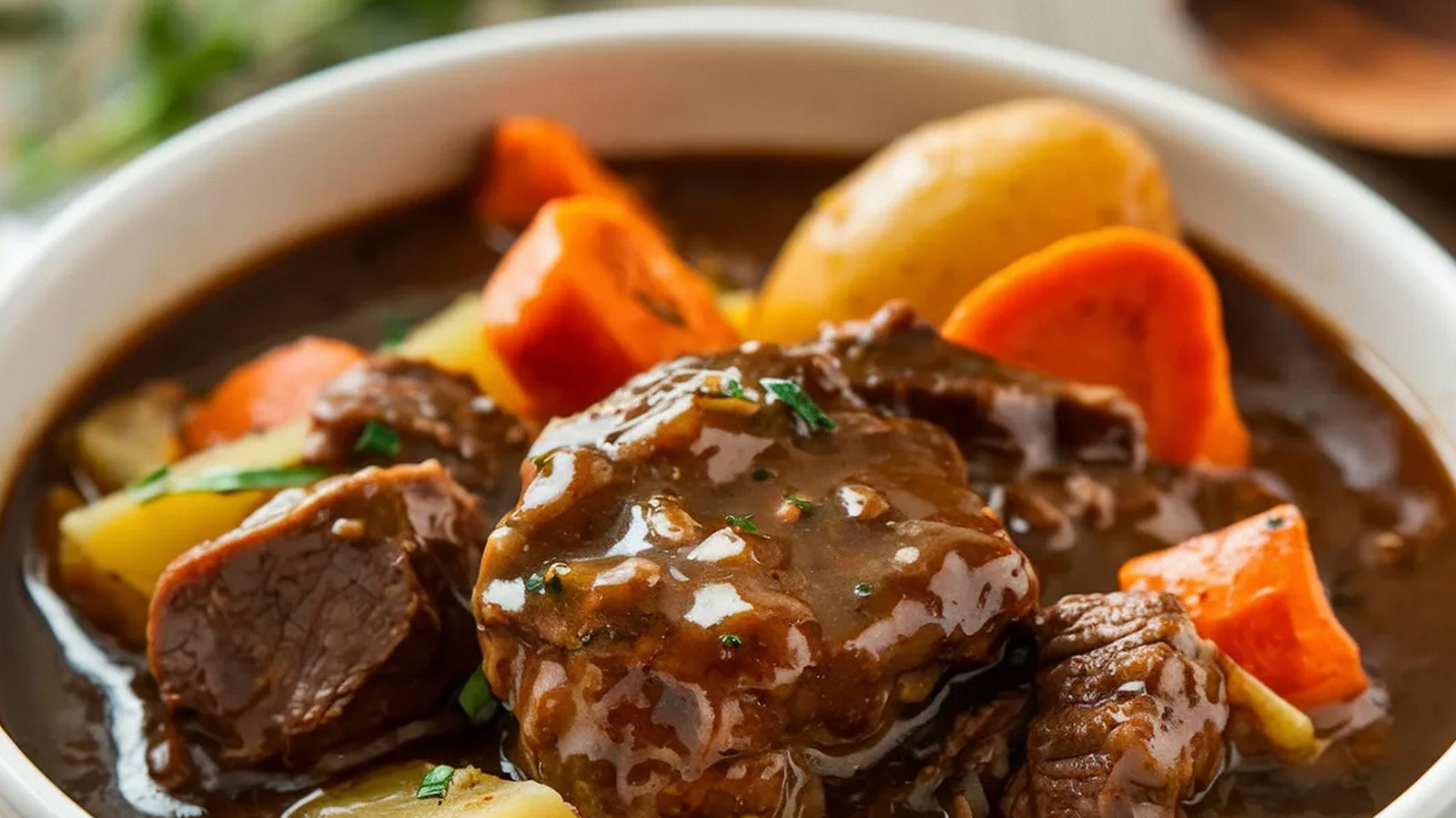 Canned Beef Stew Tastes Gourmet With This Reduced Liquid Addition