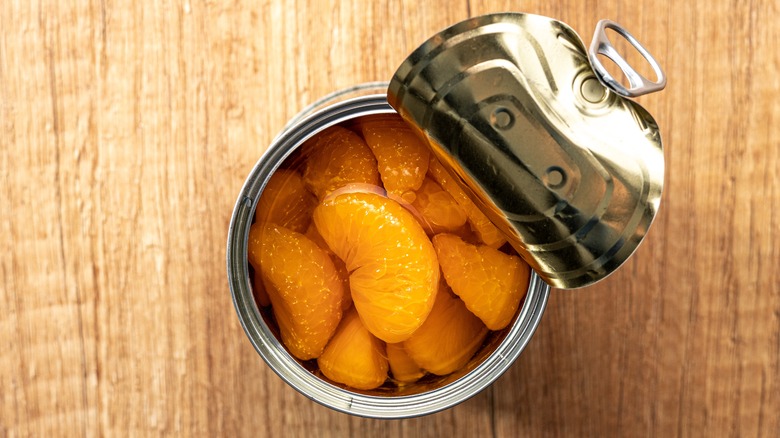 Canned mandarin oranges