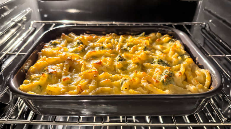 pasta bake in the oven