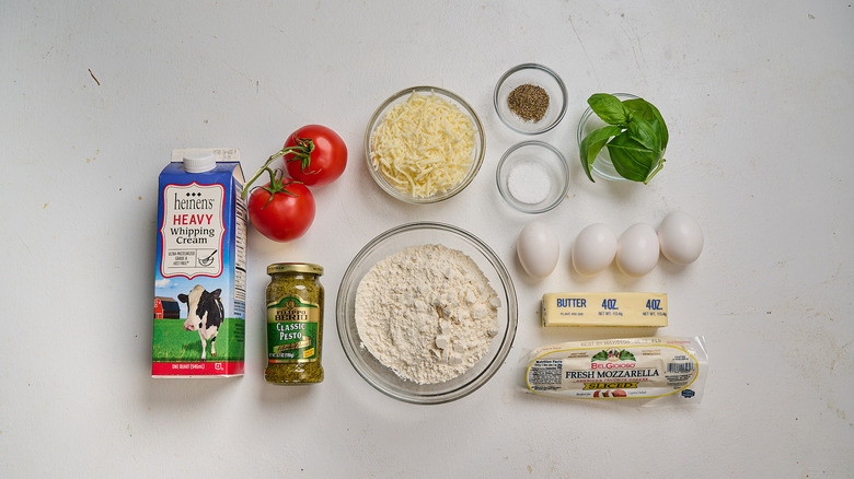 ingredients on a table