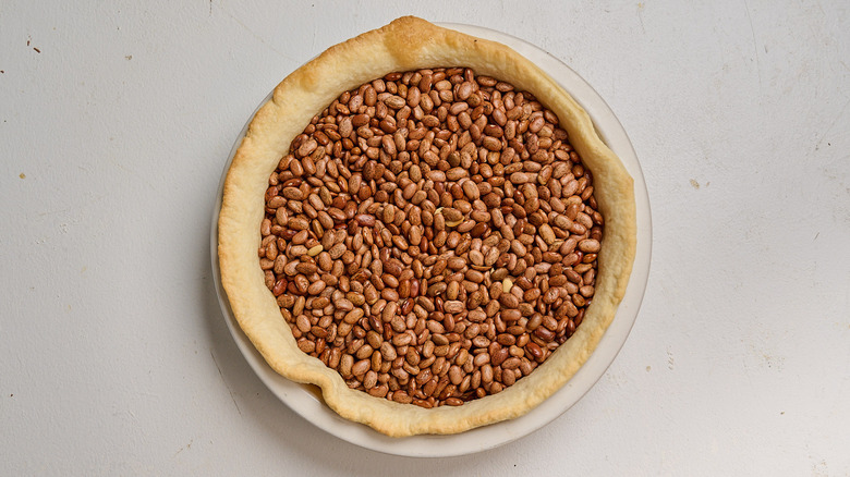 baked pie crust on a table
