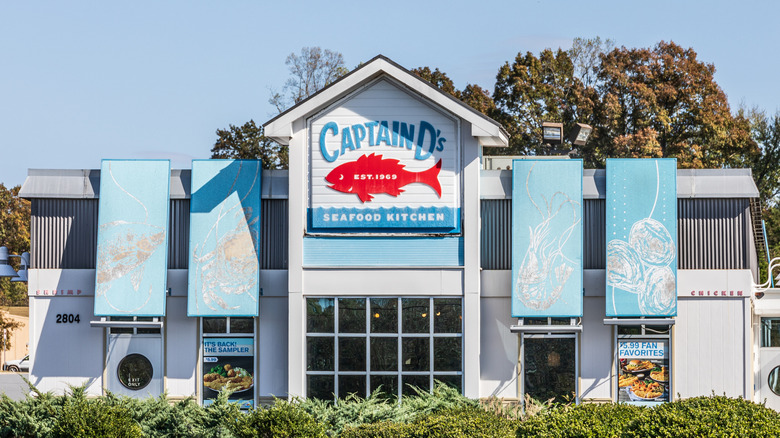 Exterior of Captain D's Seafood Kitchen restaurant.