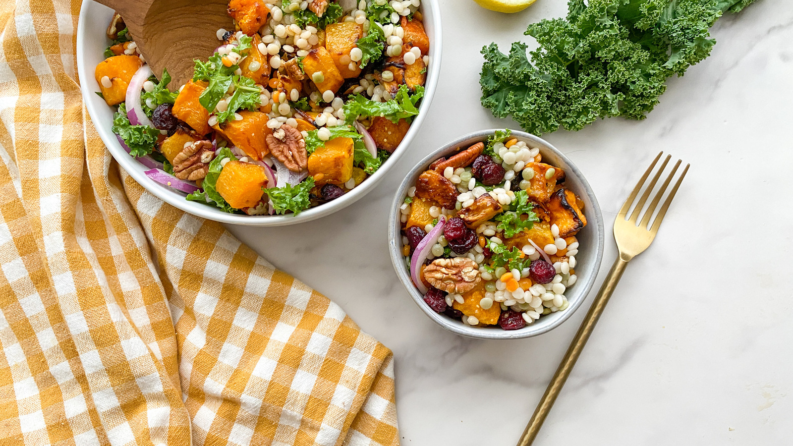 Caramelized Butternut Squash With Pearl Couscous Recipe