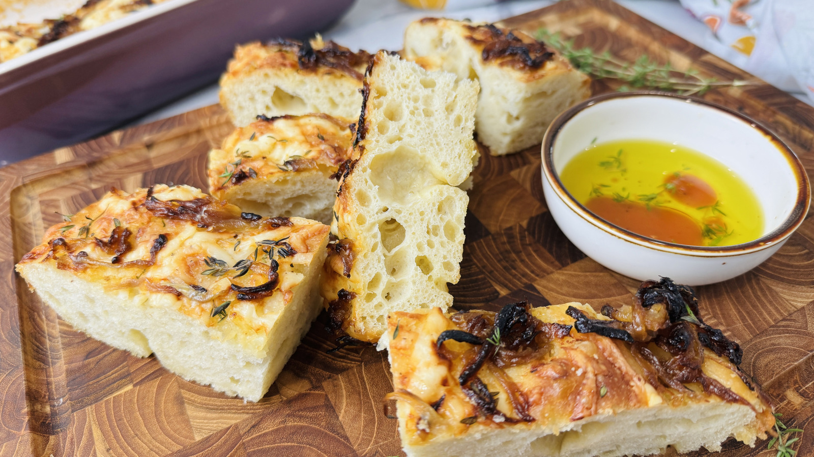 Caramelized Onion Focaccia Recipe