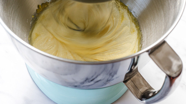 Kitchenaid whipping egg yolks and sugar