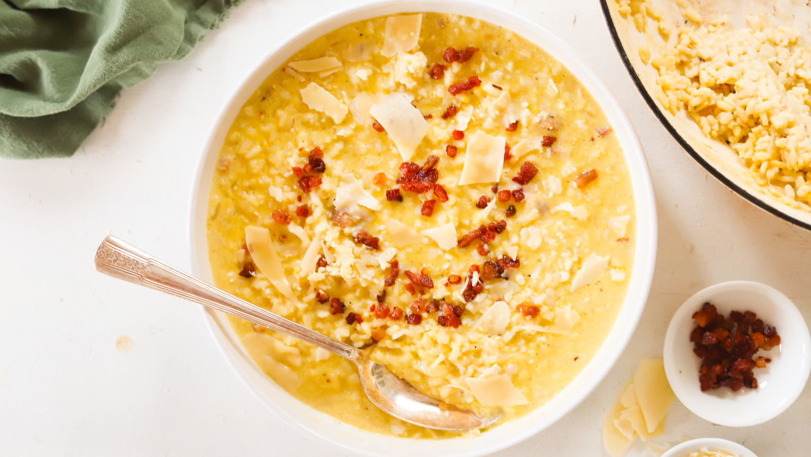 CarbonaraStyle Risotto Recipe