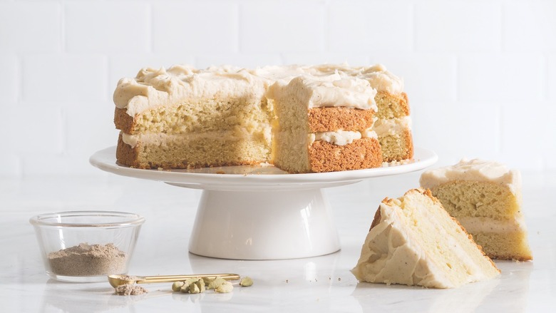 Cardamom Cake with Brown Butter Frosting