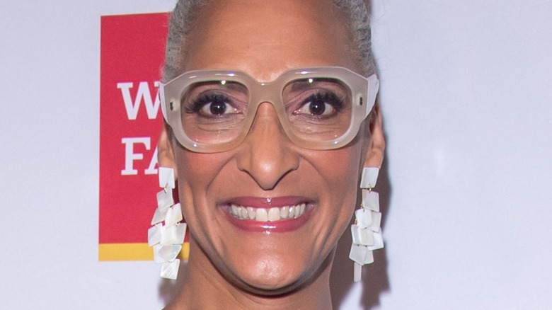 Carla Hall smiling at event
