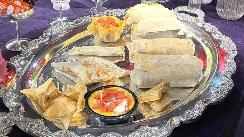 A platter of all of Taco Bell's new luxe items