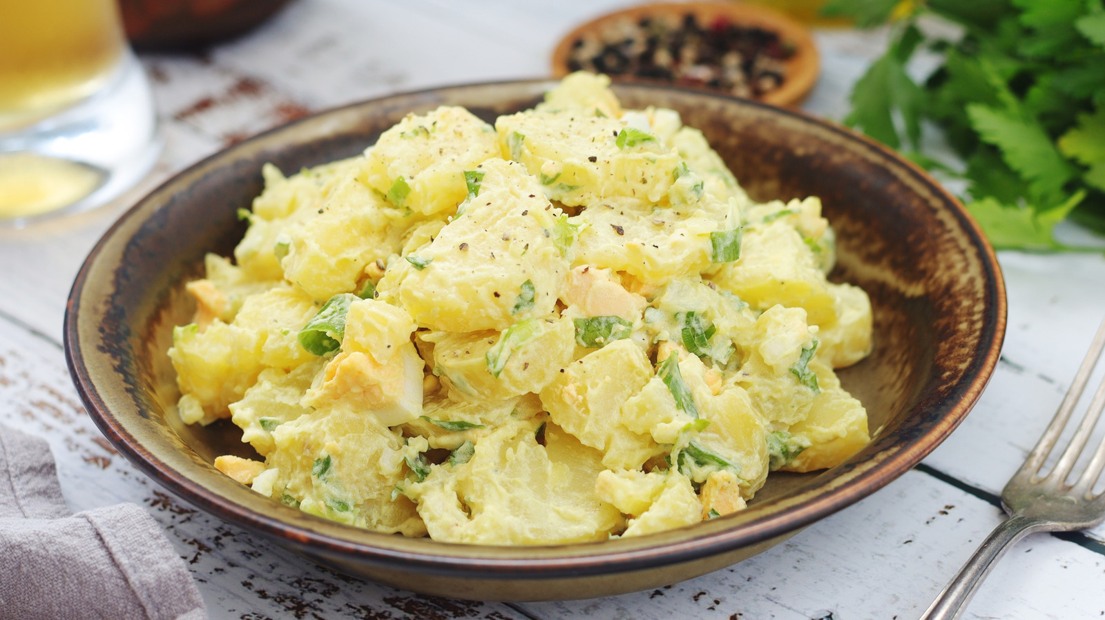 Change Up Potato Salad By Ditching The Mustard For This Ultra-Savory Addition