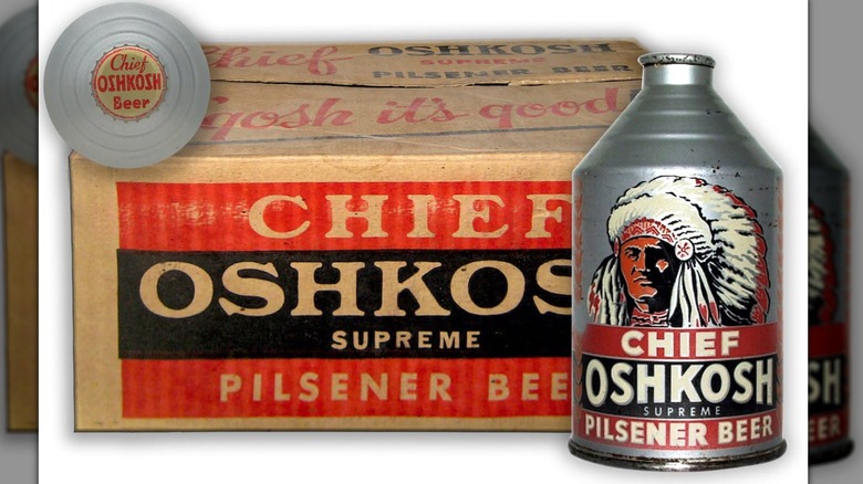 c. 1950s Chief Oshkosh beer can
