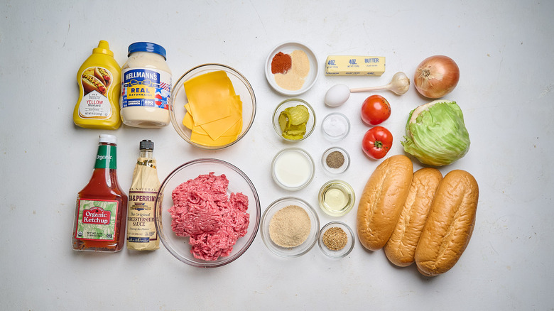 ingredients on a table