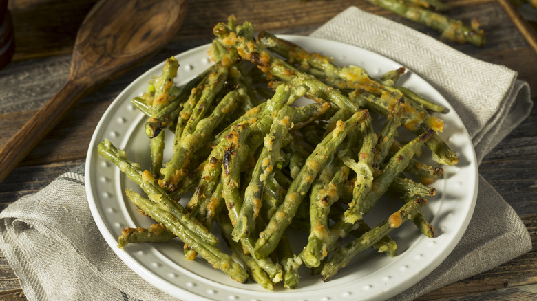 Green beans with Parmesan
