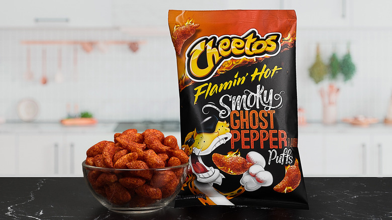 Cheetos Flamin' Hot Ghost Pepper Puffs