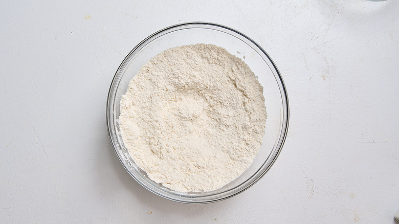 dry ingredients combined in a bowl