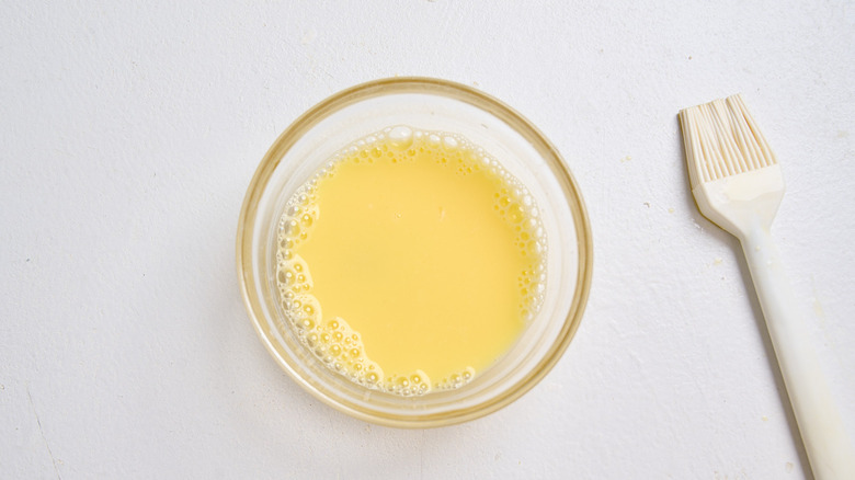 egg wash in a bowl