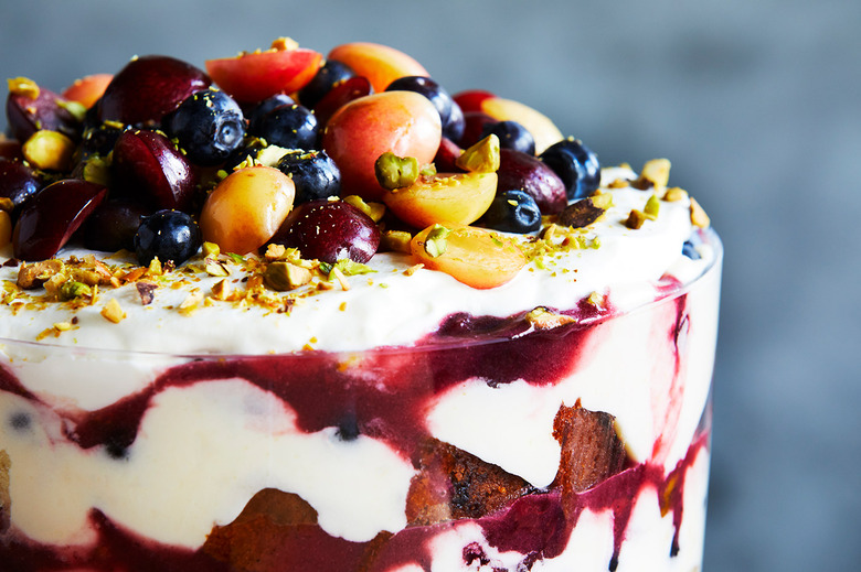 Cherry-Pistachio Trifle Recipe