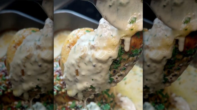chicken au poivre