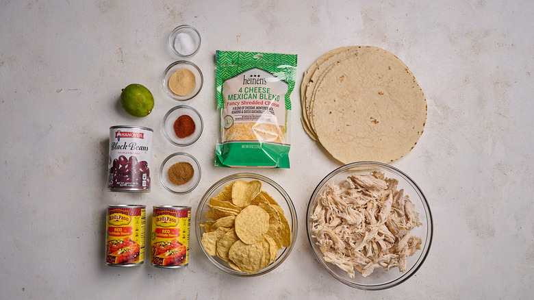 ingredients on a table