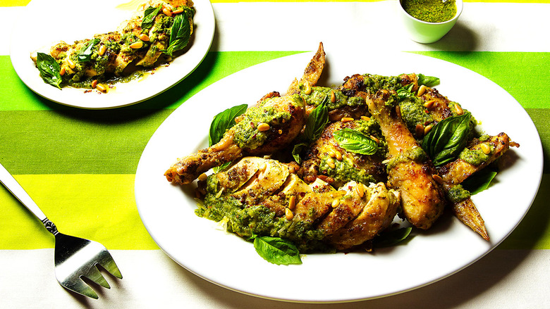 Pesto-Roasted Chicken