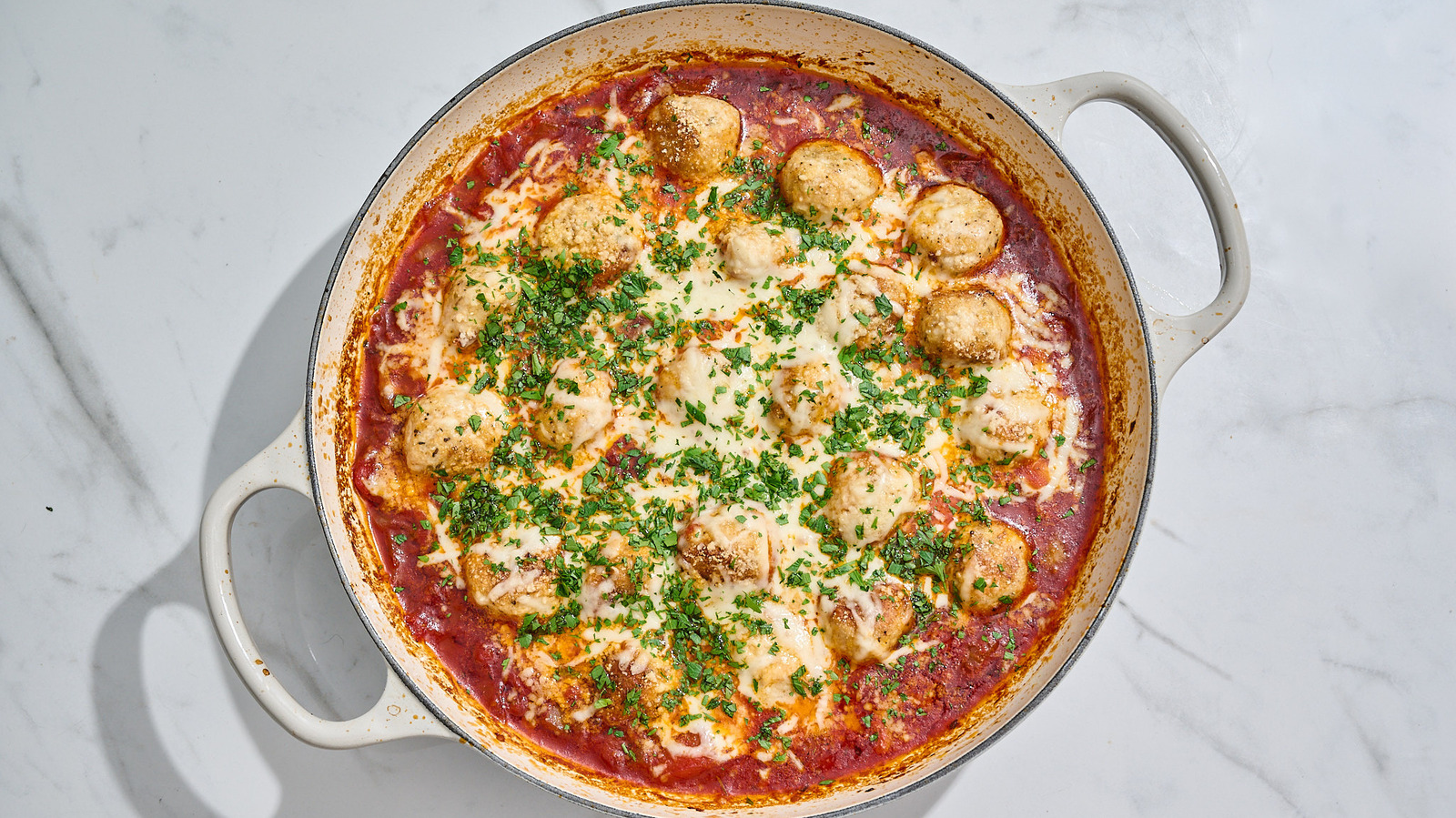 Chicken Parmesan Meatballs Recipe