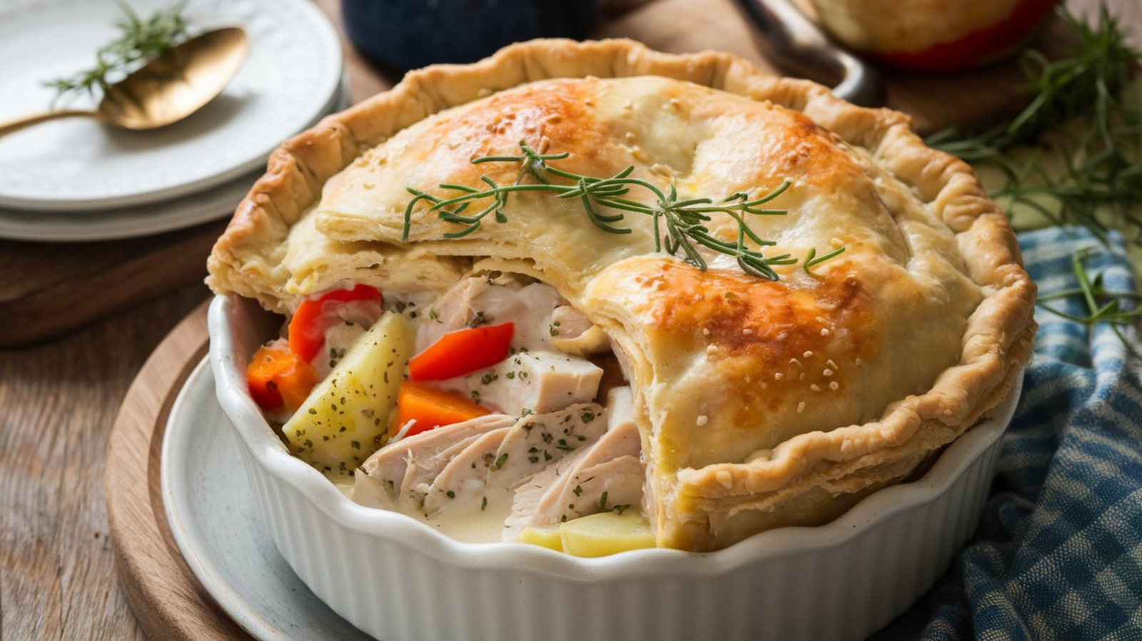 Chicken Pot Pie Too Bland? Add A Dash Of This Ultra-Savory Sauce To Save Your Meal - Tasting Table