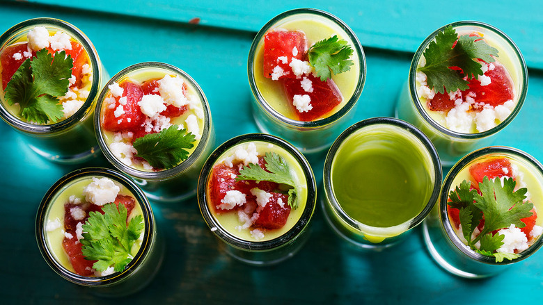Chilled Avocado Soup Shooters Recipes