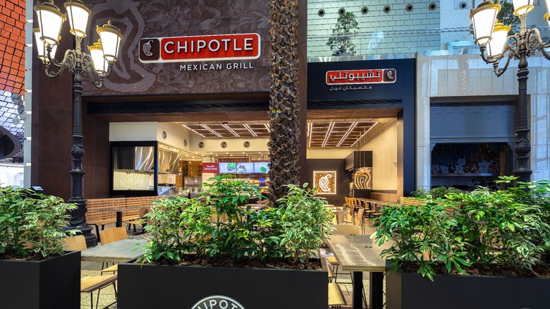 Exterior of Chipotle's newest location in Kuwait