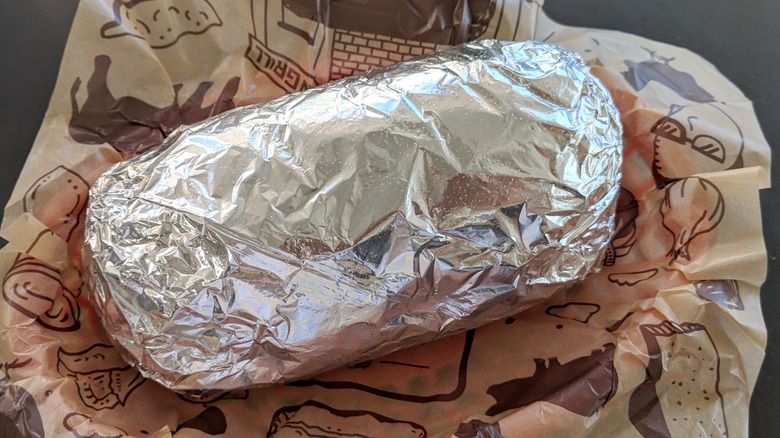 Chipotle meals and receipt