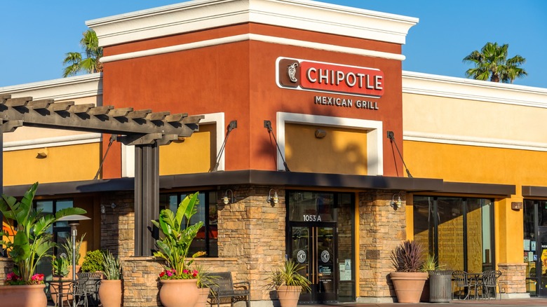 Chipotle storefront