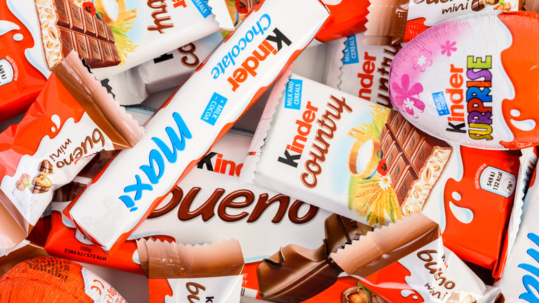 Kinder chocolate products