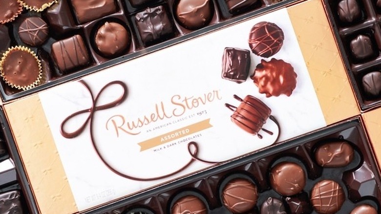 Russell Stover chocolate box