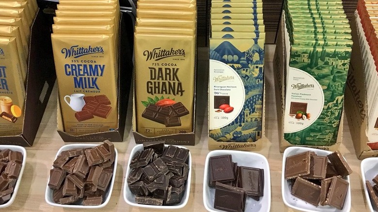 Whittaker's chocolate bars