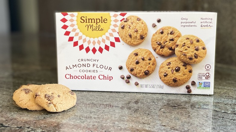 Simple Mills cookies box almond flour