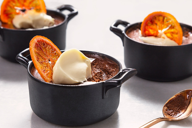 Make Chocolate-Blood Orange Pots de Crème for Valentine's Day