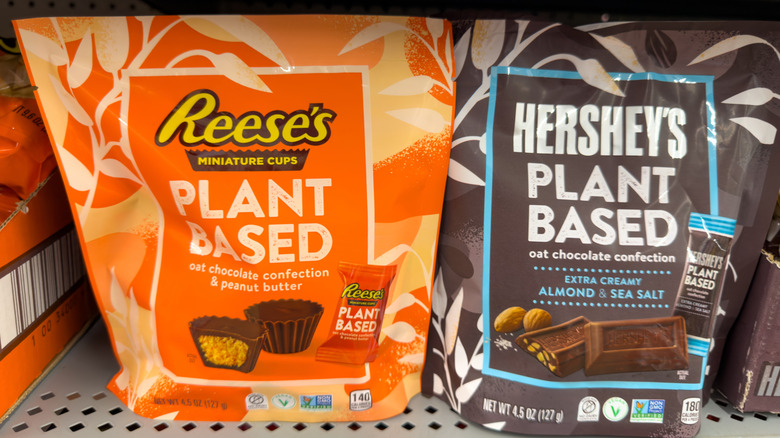 Hershey's plant-based chocolate on shelves