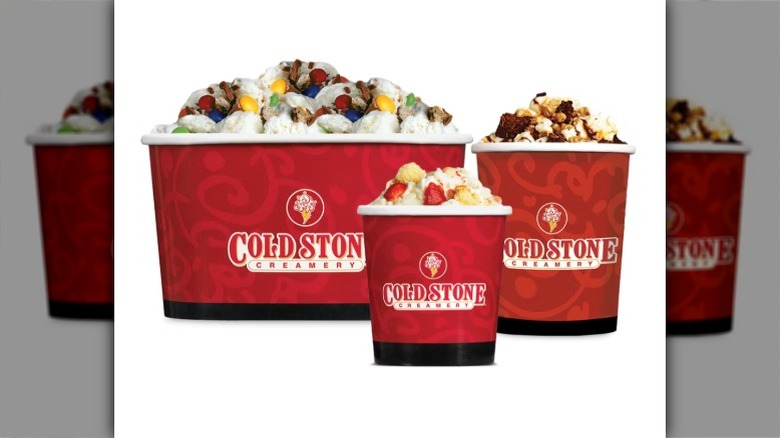 Cold Stone Creamery pints and quarts
