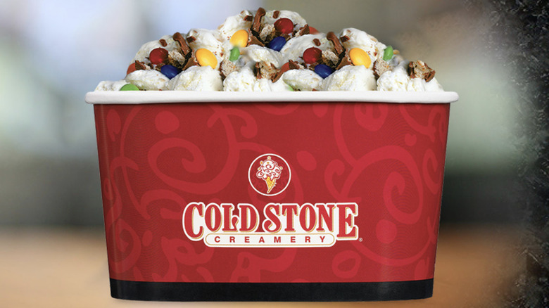 Cold Stone Creamery to go container