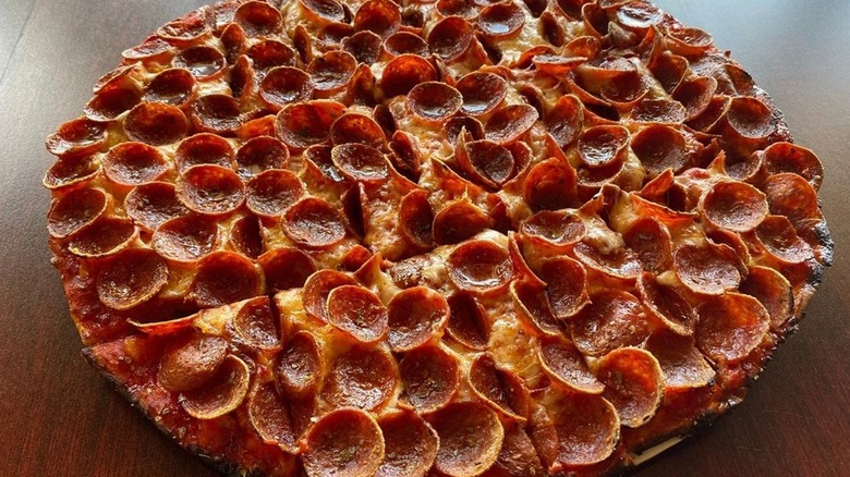 Massey's Columbus style pepperoni pizza